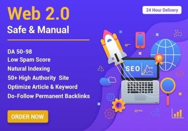 35+ high authority web 2.0 permanent backlink