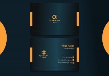 Professional & Modern Business card design