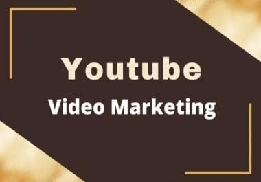 organic video promotion and youtube marketing