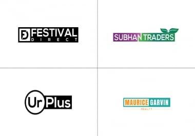 I will design a professional modern minimalist business logo