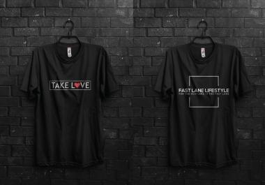 I will do custom typography and vintage tshirt design