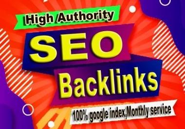 I will high quality dofollow SEO backlinks