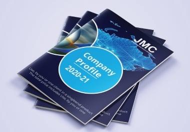 I Will Design Company Brochure or Business Catalog with my creativity.