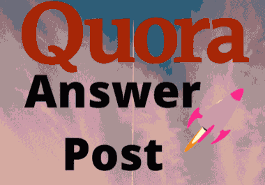 Niche Relevant Powerful 5 Quora Answer Backlinks