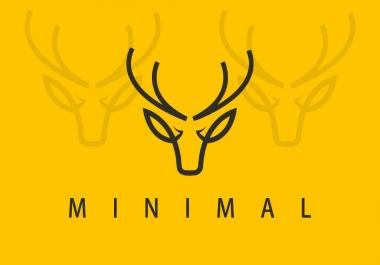I will create unique,  modern,  versatile,  flat luxury minimalist business logo design
