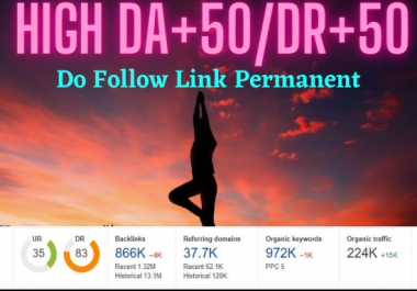 I Will DO High DA Guest Post With DA+50/DR+50 with Geniune Writing If You need This Click On Order