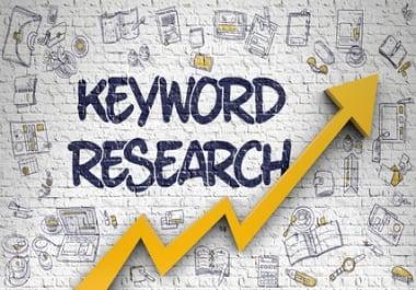 I will do 20 Keyword Research for your Website