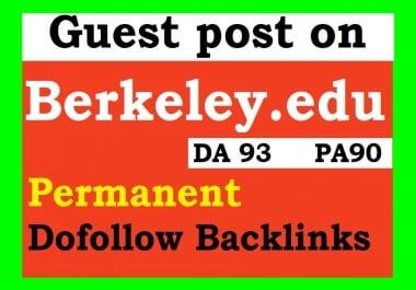 Write and Publish Edu Guest Post On Da93 University Of California Berkeley