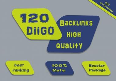 I will Create 120 Diigo Profile Backlinks For Your Business or Website