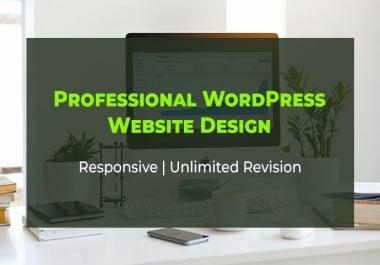 I will install WordPress and setup like demo