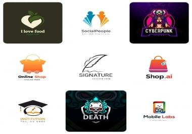 I am a professional logo designer,  I will design Morden and unique logo design as you want.
