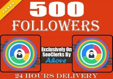 Get Instant 500 Followers To Social Profile