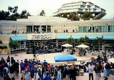 post 20 + 30 flyers at University of California sandiego