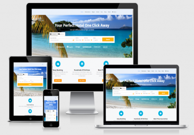Established Profitable Responsive TRAVEL BOOKING Turnkey Website BUSINESS