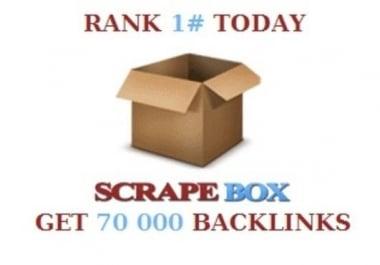 do scrapebox blast of 70000 blog comments for your site