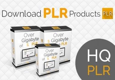ONE Million PLR - Private Label Rights Articles & Product