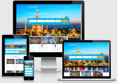 TRAVEL WEBSITE,  HOTEL,  FLIGHTS,  CARS,  FREE HOSTING,  INSTALL