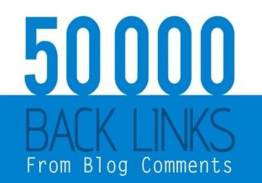 create 50 000 blog comment backlinks from SCRAPEBOX Blast
