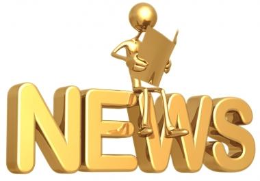 Make 20 High PR press release submissions