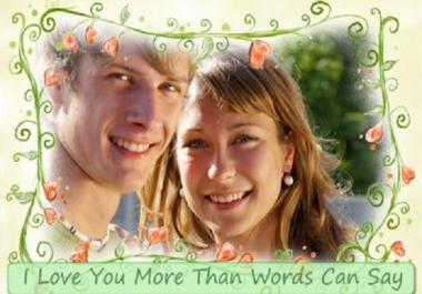 create you a special picture for Valentines day