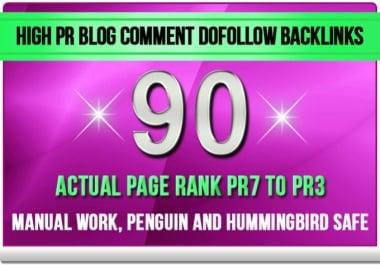 Make 90 High DA SEO Blog Commenting Backlinks For AduIt Website