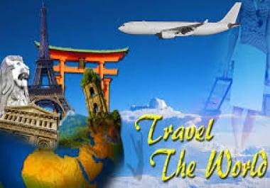 Promote your Travel link on my 2xPR4 1xPR5 Travel website PERMANENT