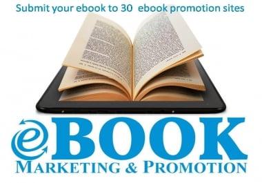 Submit your FREE ebook to 30 kindle promotion sites
