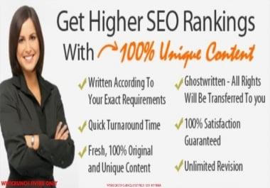 I will write SEO Optimized Professional 500 Words Article