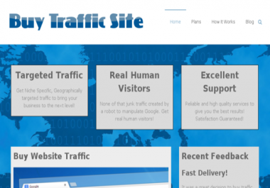 Create a Website to Resell Traffic Services from SEOClerks
