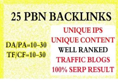 I Will Do 25 Homepage Pbn Backlinks High Tf Cf Da Pa Private Blog Network