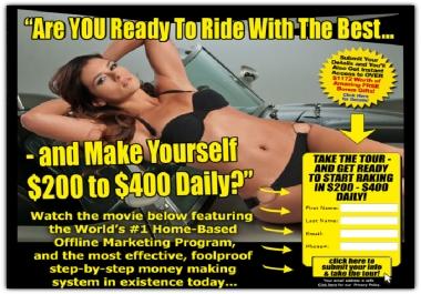 create professional capture page