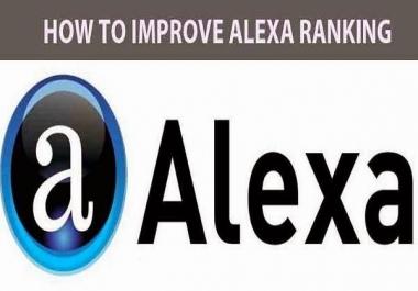 Get your site on TOP 50 Alexa ranking sites by Manually not in software