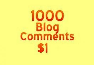 create 1000 Backlinks for Any Website using blog comments