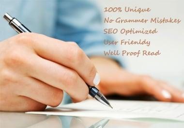 I will Write Quality Web Content for Your Business Website,  500 Words