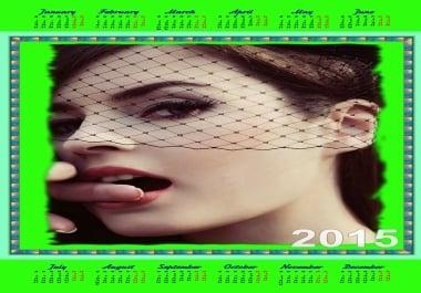 Calendar from Your Photo