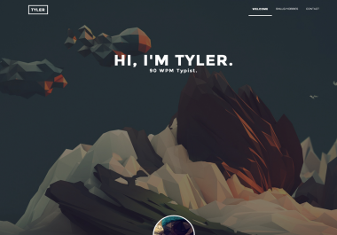 I will design you an index. html resume page