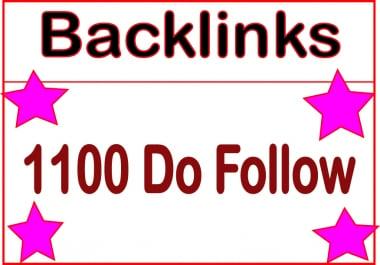 I will Do HQ 1100 Do Follow Backlinks