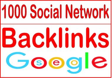 Create 1000 Social Network backlinks
