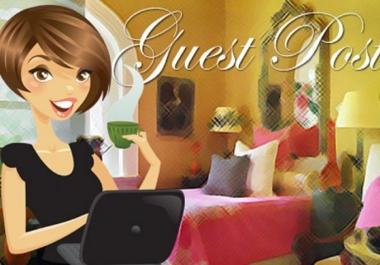 DA40+ 5 Links - Write and Publish a 5 Guest Posts