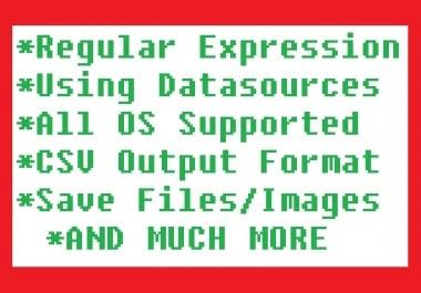 I will code a web scraper,  crawler,  parser,  extractor