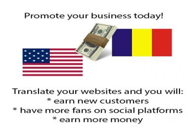 English to Romanian translator