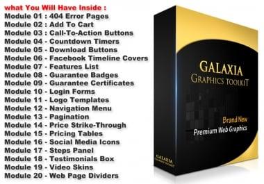 give You 20 High Quality Landing Page Modules Package