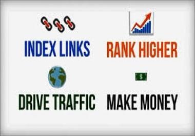 Guaranteed Backlinks Indexing Service to Each URL entered will be submitted to 500