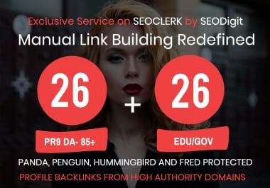 Booster- 26. EDU/. GOV+ 26 PR9 High Authority Backlinks- Panda, Penguin and Hummingbird safe