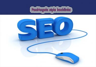I will give you 30 pr6 plus paul angela style backlinks