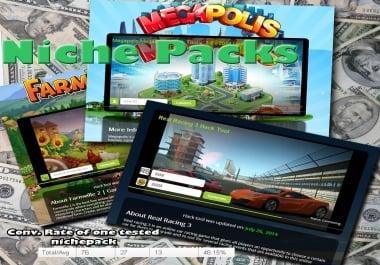 CPA Landing Page + Video Service NICHE PACKS,  ENGLISH VOICEOVER