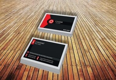i will design 4 modern business card and a minimum