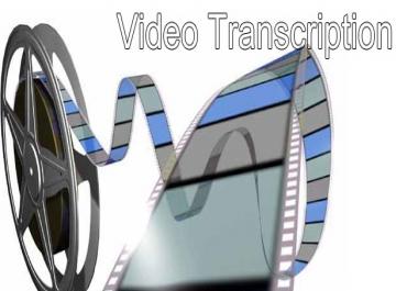 Transcription up to 30 minutes audio or video