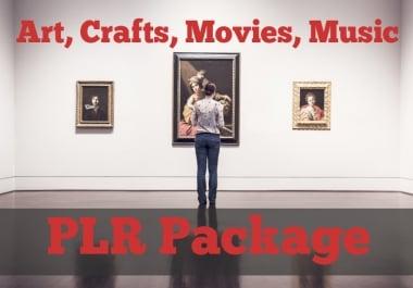 send 4000 Arts & Music PLR Articles