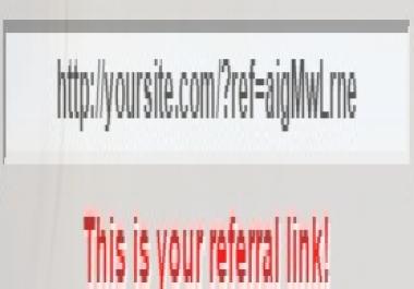 Viral PHP Click Referral Script